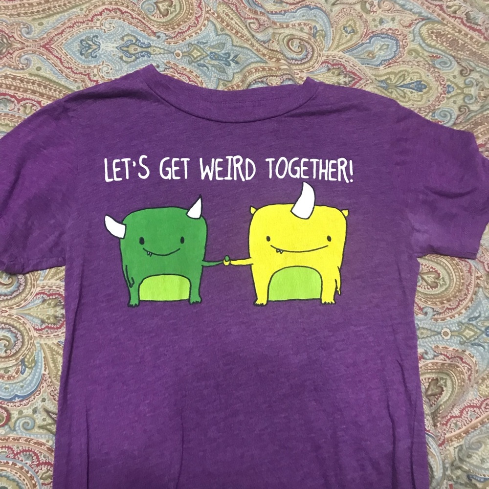 Purple tee